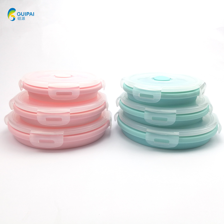 Kitchenware Bento Lunch Box Collapsible Food Storage Box for Kids Children