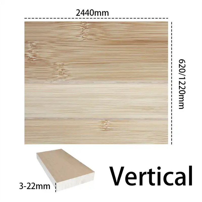 Wholesale Exterior Weather Resistant Bamboo Furniture Cutting Panel Multi-Layer Laminated Bamboo Plywood