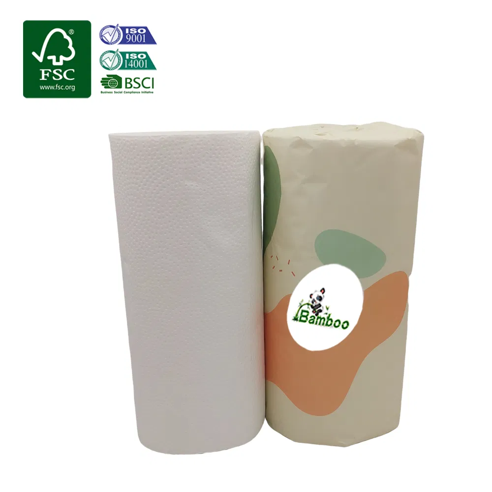 Customized Logo Bamboo Pulp/Wood Pulp/Mixed Pulpdis Posable Kitchen Tissue Paper