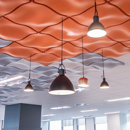 Eco-Friendly 3D Pet Fiber Acoustic Panels for Soundproofing