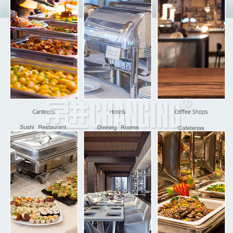 Changing Catering Equipment Stainless Steel Gastronorm Pan / Gn Pan