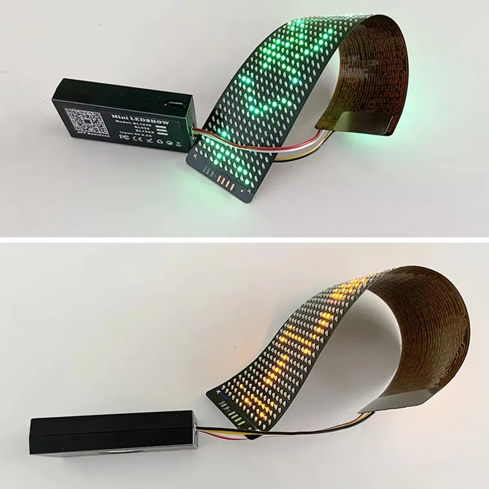 Wholesale Cross-Border Flexible Vest Chest Patch Small Soft Ultra-Thin Outdoor LED Display