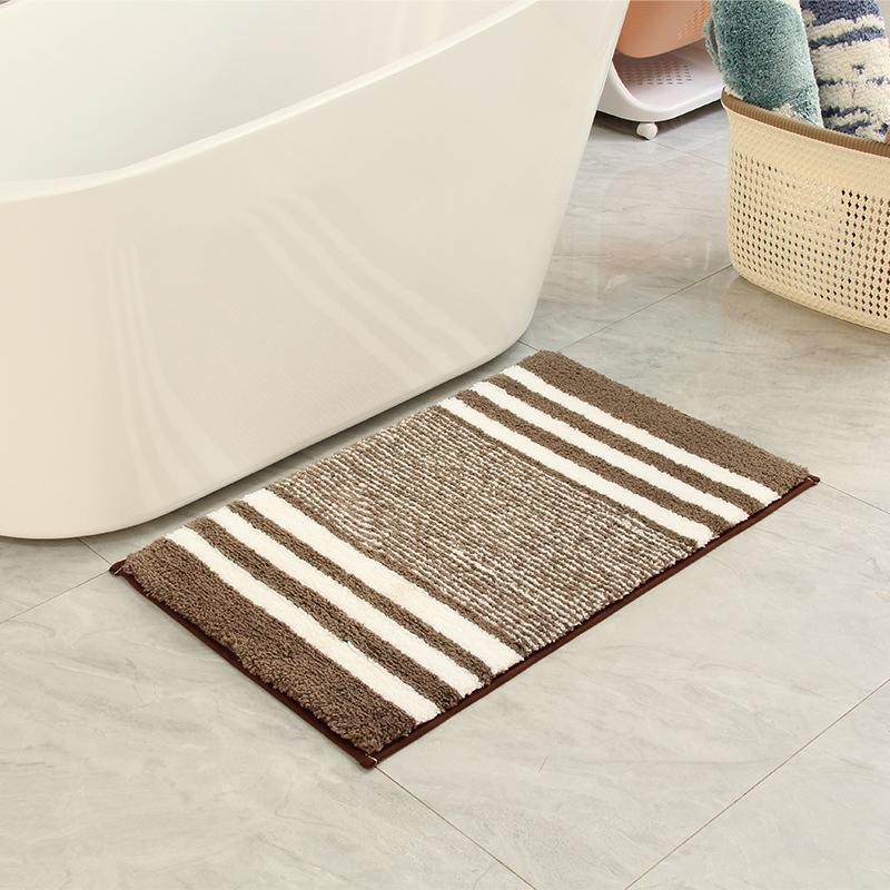 Ultra Soft and Water Absorbent Color Bathroom Rug