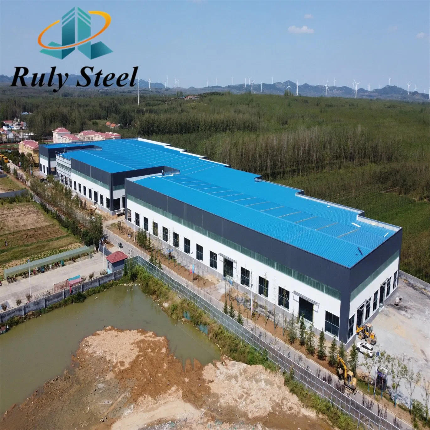 Easy Assemble Large Span Low Cost High Quality Seismic/Wind-Resistant Space Customized Prefab/Prefabricated Steel Structure Warehouse