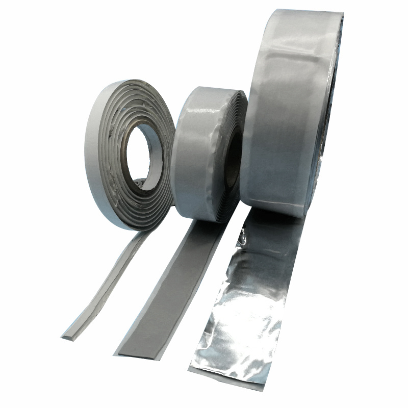 High Quality Adhesive Sealing Mastic Sealant Roofing Waterproof Aluminum Foil Butyl Rubber Tape for Roof Leak Repair