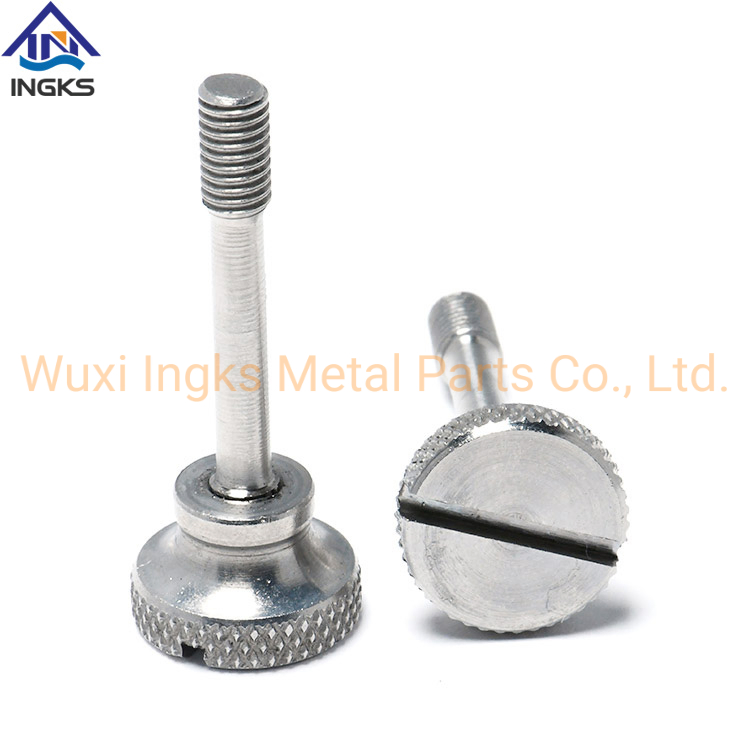 High Quality Low Price Slotted Diamond Knurled Cylinder Head Captive Screws