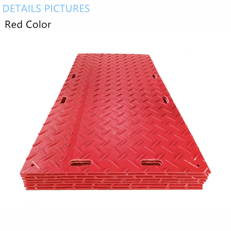 Fire Retardant Temporary Road Mat Anti Slip Durable HDPE Ground Protection Mats