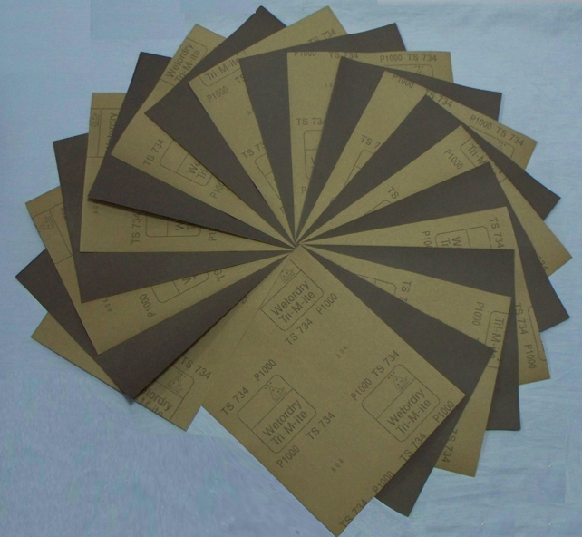 Ts734 Waterproof Abrasive Paper for Car, Electronics