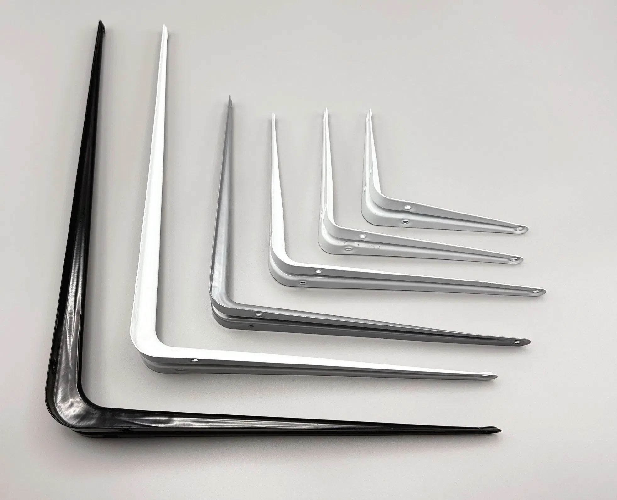 Кронштейн для полки настенный 4x5 дюймов, черный