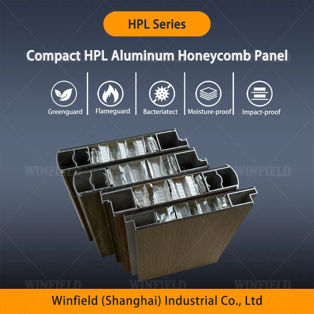 Versatile Compact HPL Aluminum Honeycomb Panel Sheet with Water Resistance