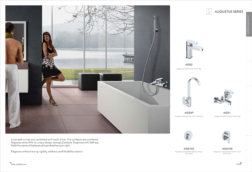 Brass Construction Body Hot and Cold Water Mixer with Individual/Separate Handles. Bath Room Mixer Tap, Basin Mixer Tap