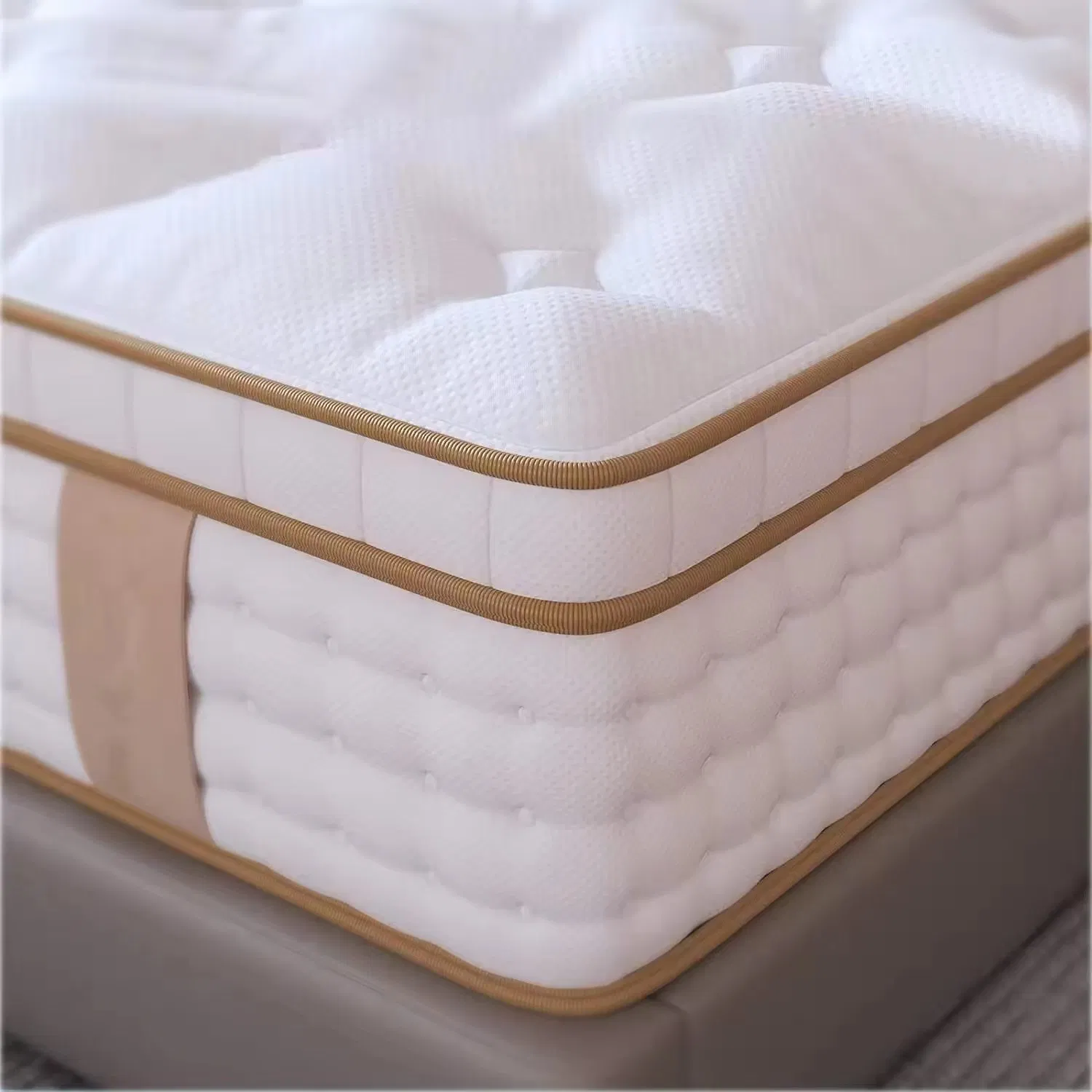 Custom Comfortable Super King Size Queen Size Bed Twin Hybrid Spring Mattress