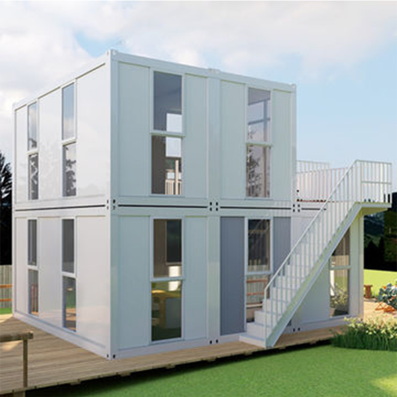 Modern Prefabricated Flat Packed Assembly 20FT 40FT Prefab Container House for Office/Modular Villa/Living Home/Hotel/Accommodation/Hospital/School/Workshop