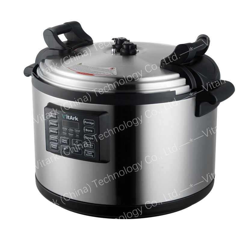 50L Kitchen Appliance Hotel Canteen Commercial Intelligent Industrial Electric Pressure Cooker with CE Certification and Large Capacity Source Factory.