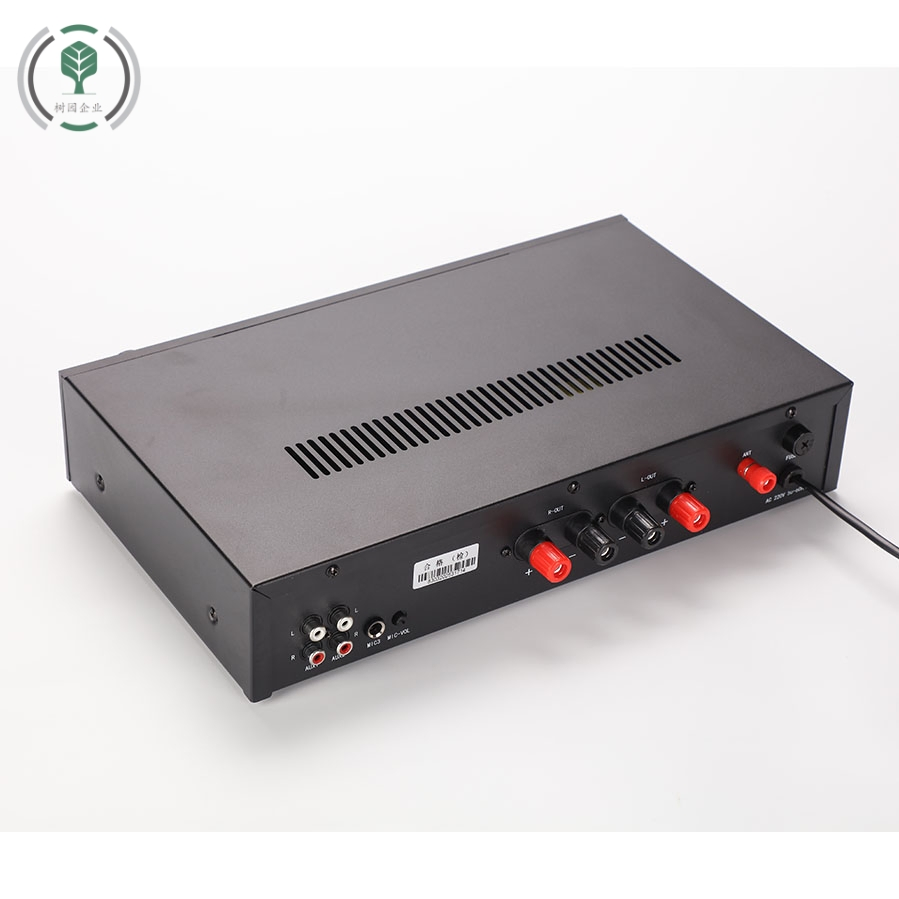 High Power Stereo Mixing Amplifier with USB FM Mic Input for Home Use