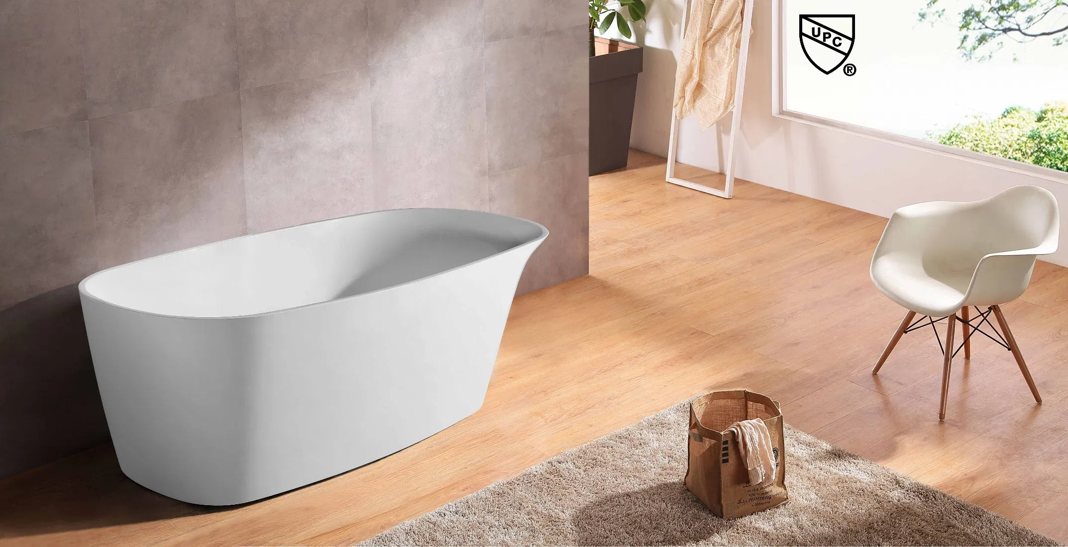 Переносная акриловая ванна с сертификацией UPC