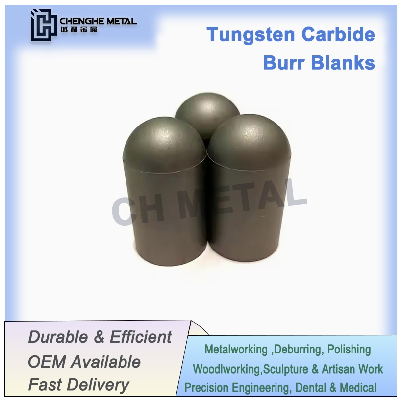 Durable Carbide Burr Blanks Perfect for Precision Machining and Industrial Tool Production