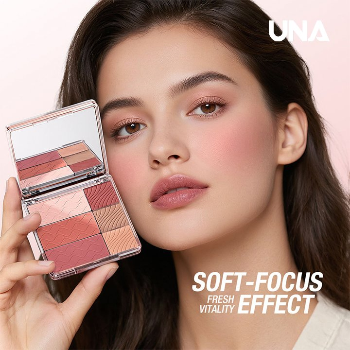 New Product Vegan & Cruelty-Free Long-Lasting Waterproof Matte Makeup DIY Cheek Powder Blush Palette