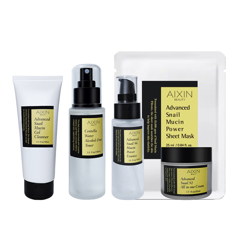 Beauty Cosmetics Skin Care Brightening Your Skin Whitening Snail Skin Care Set