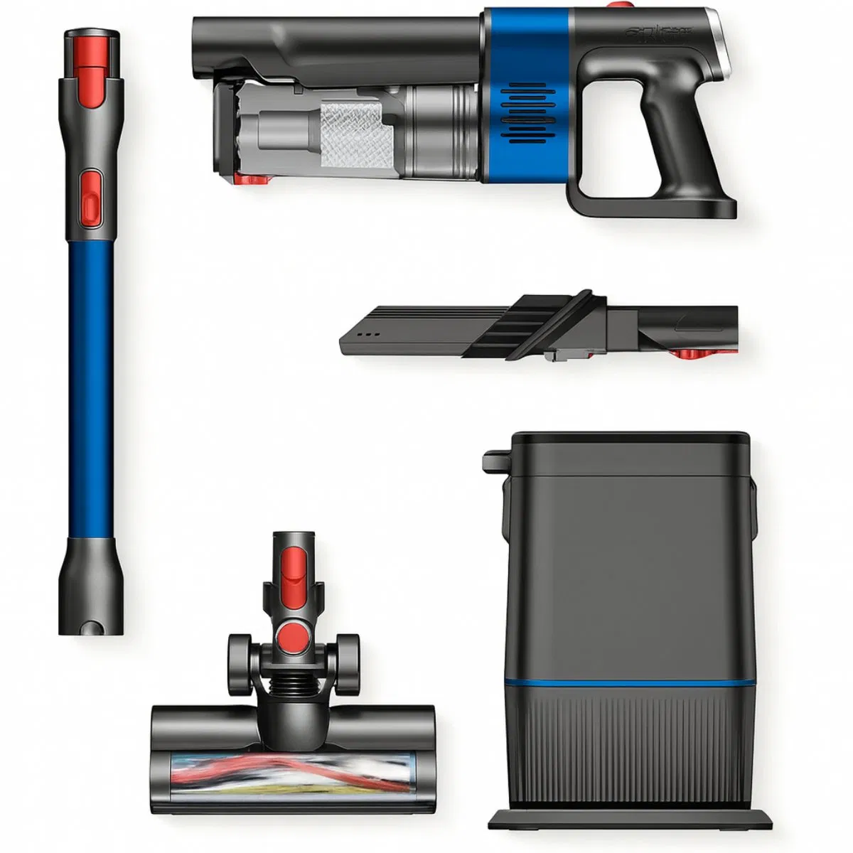 Hands-Free Cordless Stick Vacuum Cleaner with an Automatic Self-Empty Docking Station for OEM/ODM