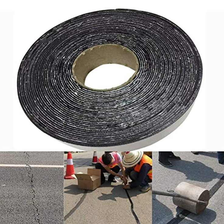 Overbanding Tape Asphalt Jointing Path Strip 15m Tarmac Joint Tapes Black