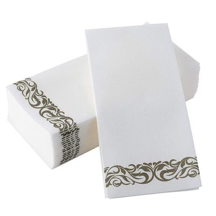 Soft Absorbent Paper Guest Towels Decorative Bathroom Napkins Disposable Hand Towels Dinner Napkins