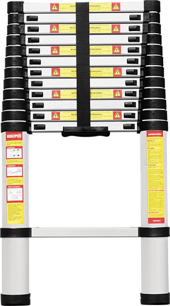 CE/En131 Standard 3.8m Aluminium Telescopic Extension Ladder