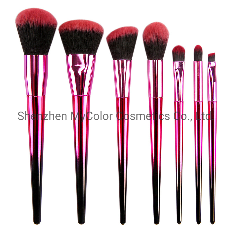 Unicorn Make up Brushes 7PCS Plating Makeup Brush Set Gradient Cosmetics Brush