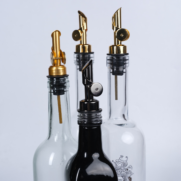 Wholesale Bar Tools Bottle Pourer Dispenser Stainless Steel Speed Bar Pour Spout with Custom Logo