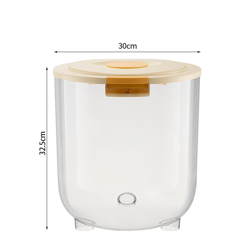 Dustproof Snack Bucket: Clear Food Storage for All Occasions