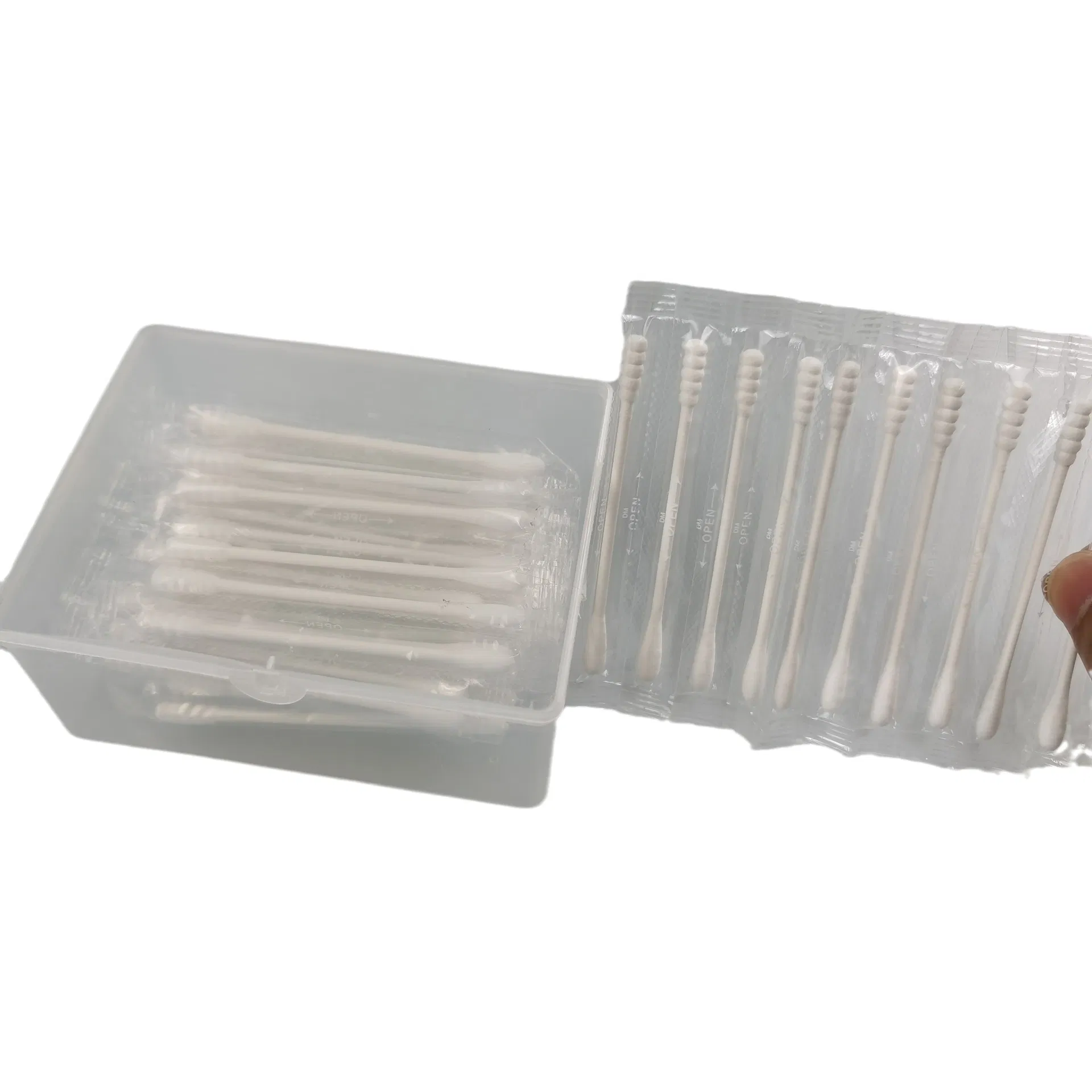 New Innovation Disposable Make-up Skimming Individually Wrapped Cotton Swab