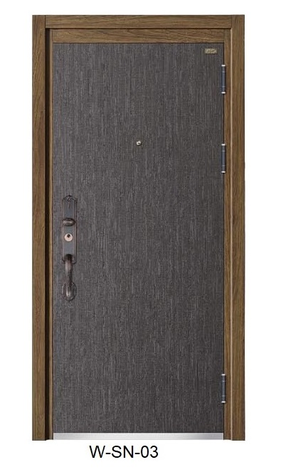 Exterior Water Proof and Sunproof Security Steel Metal Iron Door