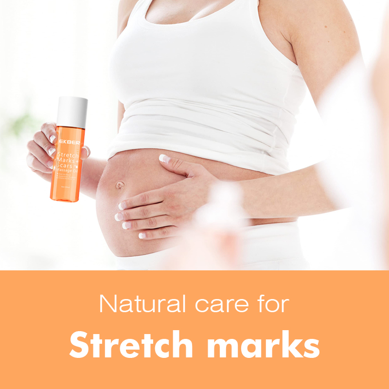 Custom Privated Label Repairing Moisturizing Stretch Mark Removal Oil Treatment Stretch Marks Anti Body Stretch Marks Oil