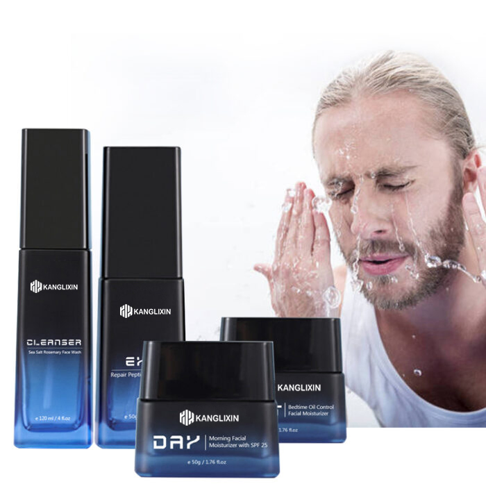 Skincare Face Cleanser Serum Moisturizer Cream Skincare Set for Men