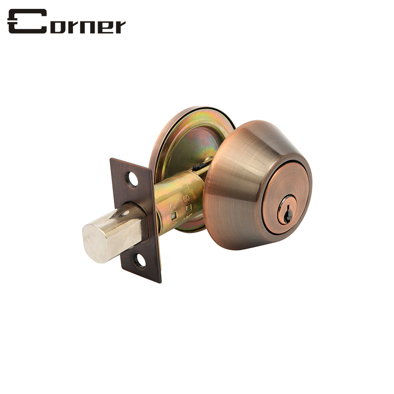Professional Residential Commercial Exterior Premium Strength Anti Drill Solid Brass Door Lock