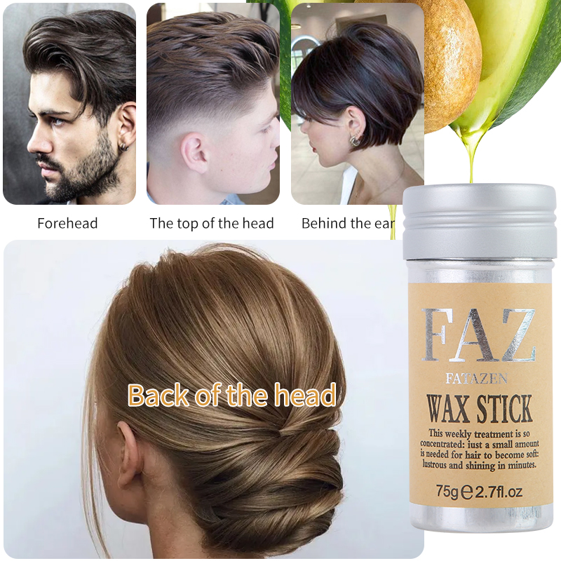 Hair Wax Stick Smooth Frizzy Moisturizing Non-Greasy Long Lasting Styling Cream
