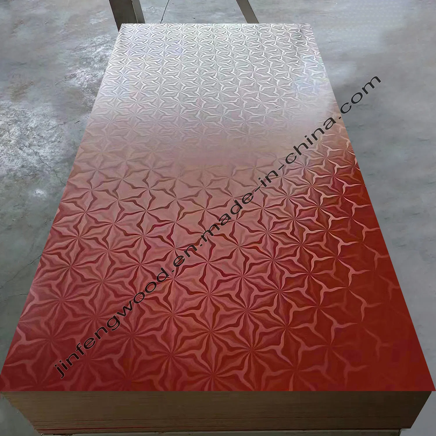 Leaf Texture Finish Supermarket 14mm Thickness Melamine MDF Board