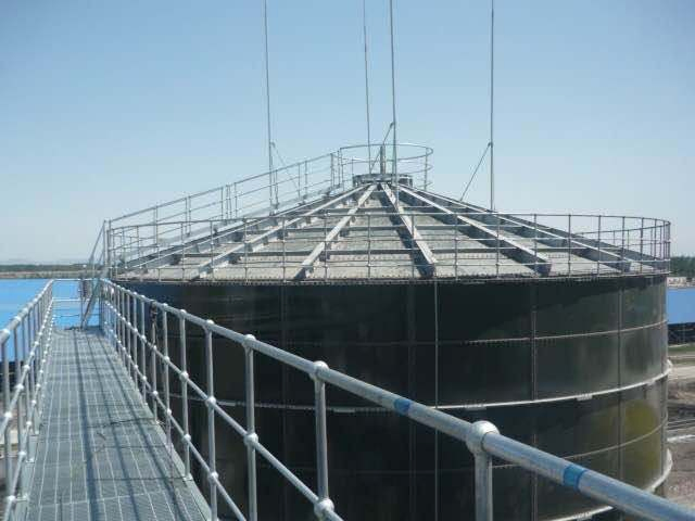 Walkway Platform and Sewage Plant Safety Guardrail Aluminum Ball Joint Stanchion Handrail