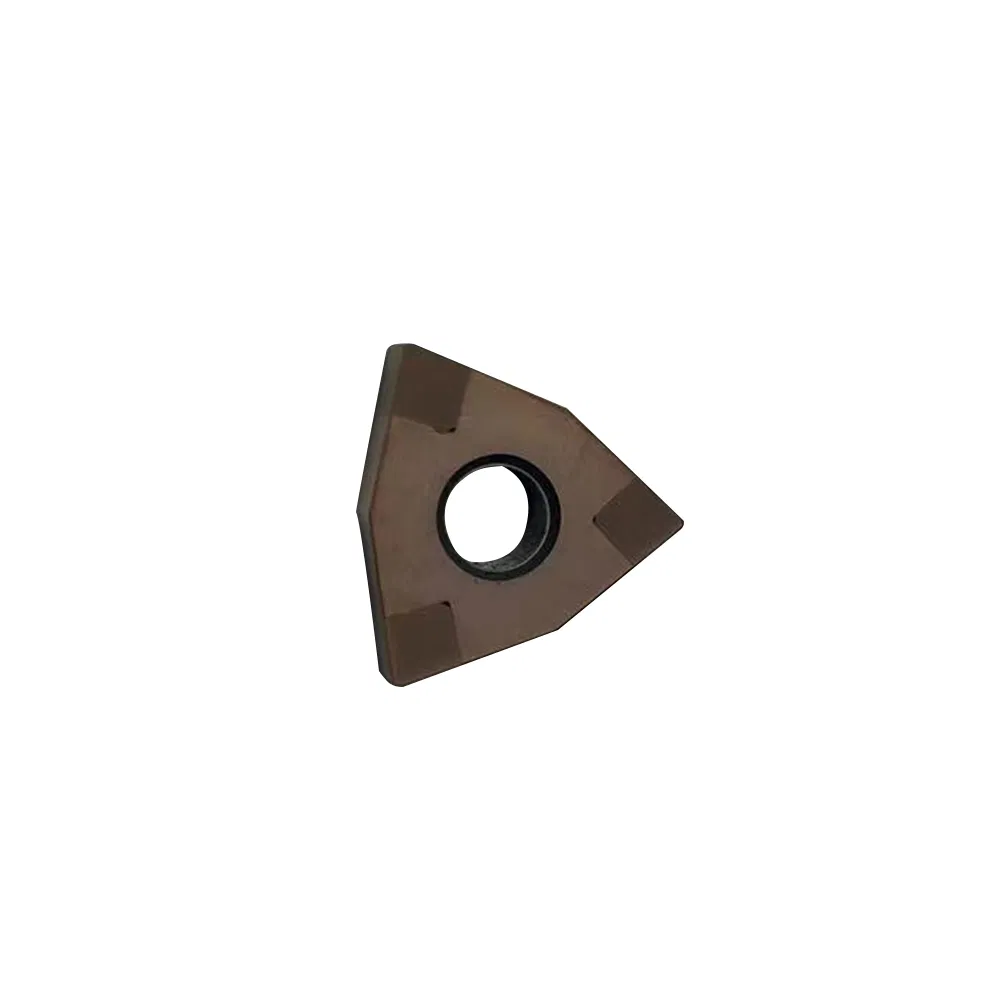 Triangular Tcmt110204 Single-Tip Brazed CBN Inserts for Turning Steel
