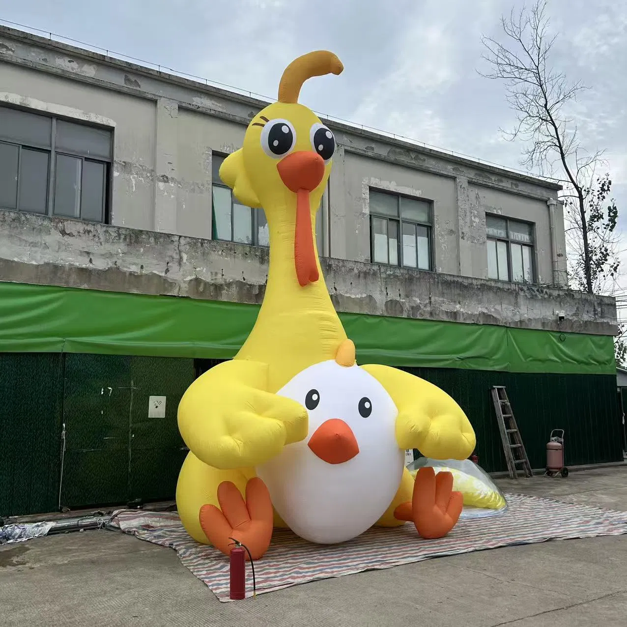 Boyi Custom Advertising Inflatable Chicken Model Holiday Promotion Inflatable Turkey Decoration