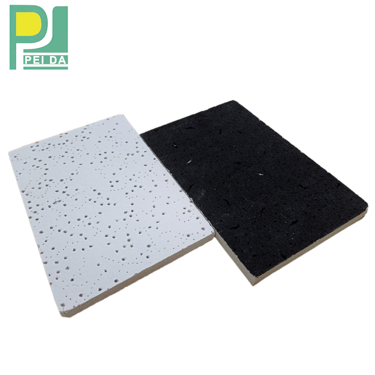 595*595mm Acoustic Mineral Fiber Ceiling Tiles
