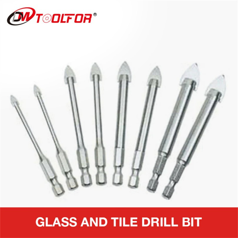 Customized Sand Finish Glass Steel Drill Bit Tungsten Carbide Tile Drill Bit