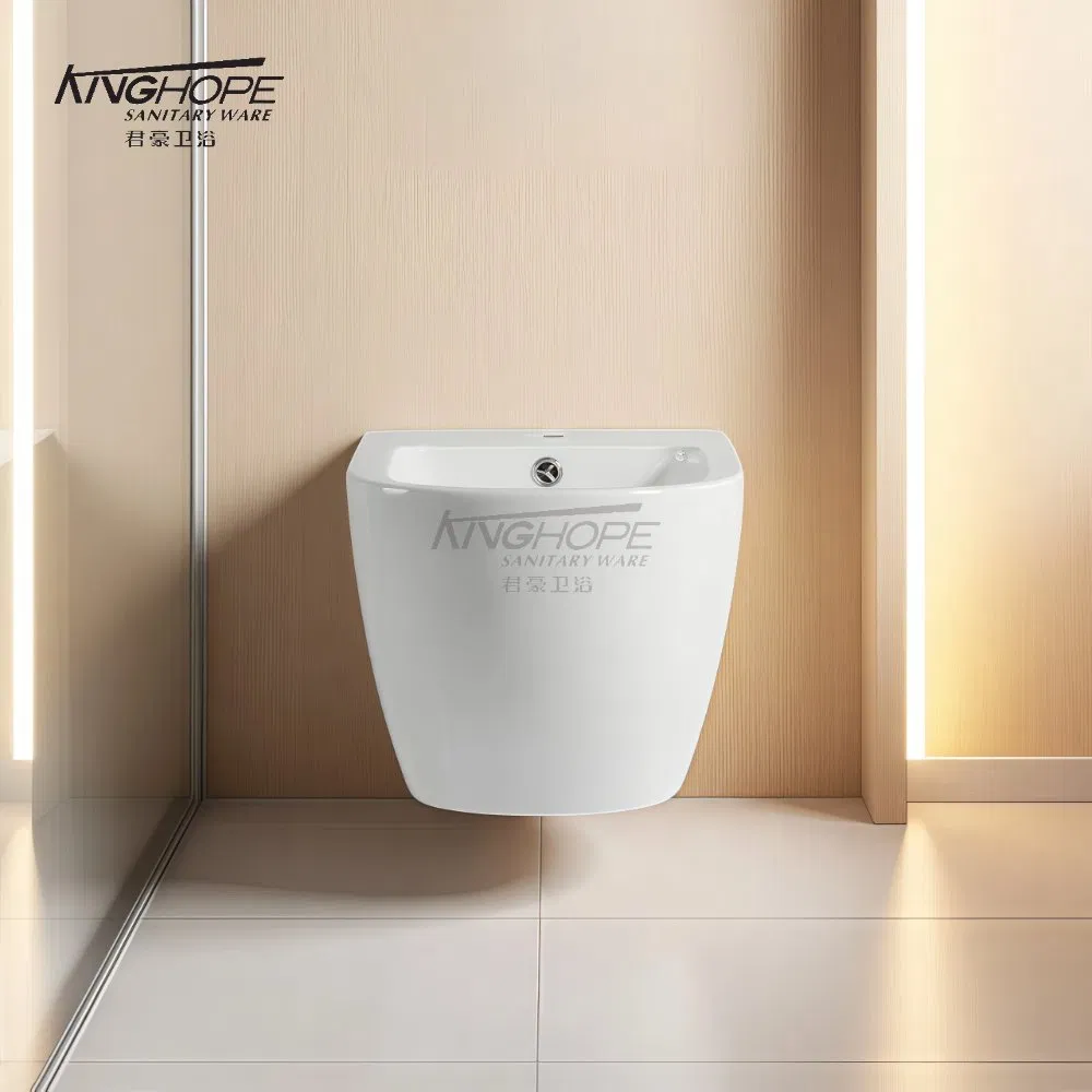 Wholesale Economic Bidet Bathroom Ceramic Sanitary Ware Wall-Mounted Bidet for Women Care