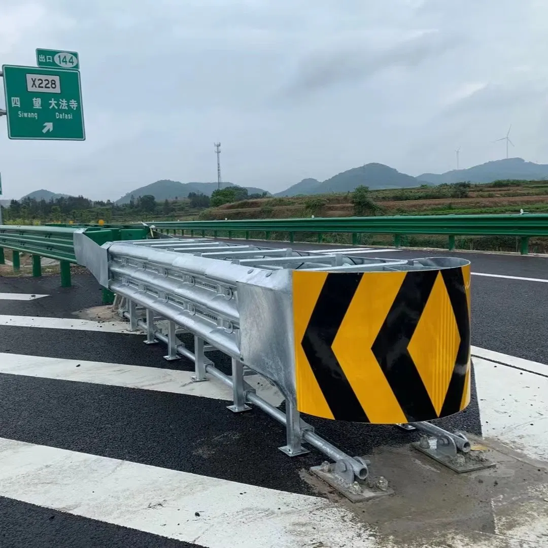 Impact Resistant Highway Guardrail with Anti Corrosion Features for Bridges Slopes and Roadside Protection