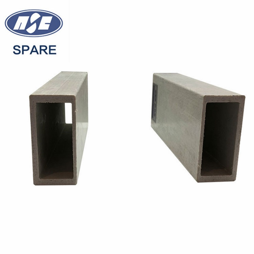 OEM Rustproof Electrically Insulating FRP Square Rectangular Hollow Pipe Tubes