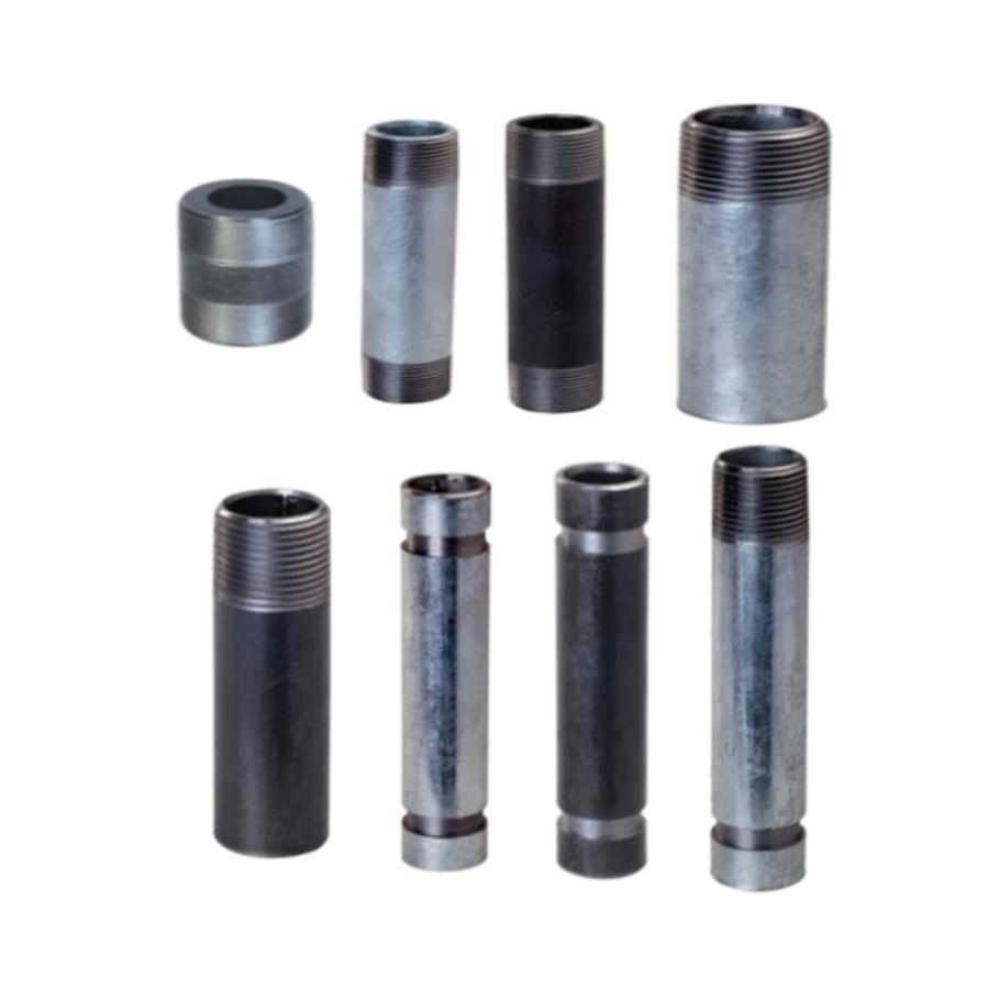 ASTM Sch40 Steel Pipe Fitting Barrel Nipples with NPT Threaded