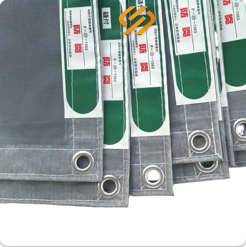 Flame Retardant Anti UV PVC Coated Polyester Mesh Sheet