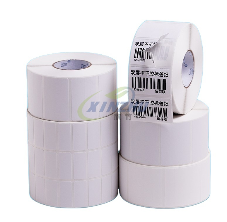 Premium Double Bottom Semi Gloss Self-Adhesive Labels for Versatile Use