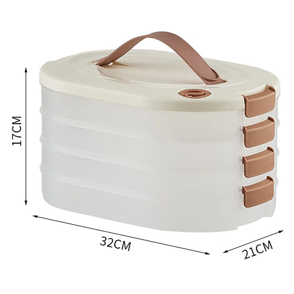 Three Layers Dumpling Storage Kitchen Organizer Bl29195