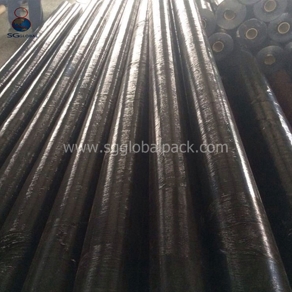 Grs SGS Approved PP Woven Fabric Plastic Weed Control Mat Barrier Agricultural Ground Cover